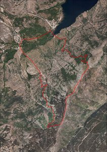 Ortofoto de la ruta